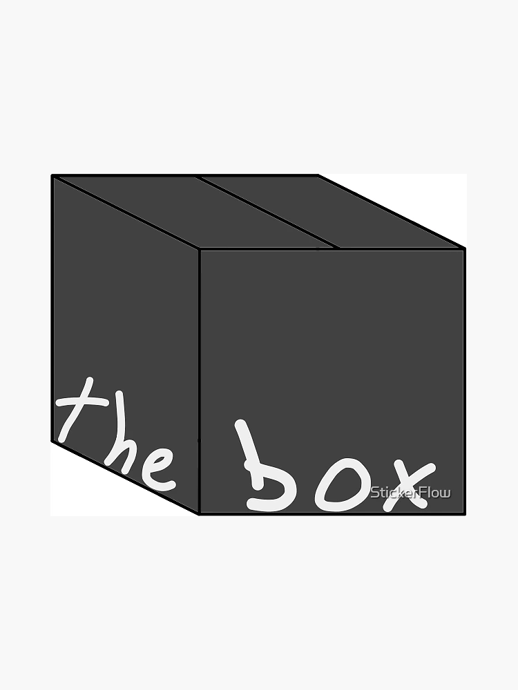 Thumbnail 3 of 3, Magnet, The Box designed and sold by StickerFlow.