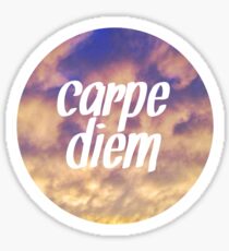 Carpe Diem Clouds Sticker