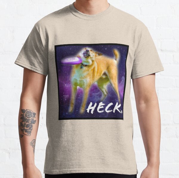 Frisbee Dog Meme Galaxy Classic T-Shirt