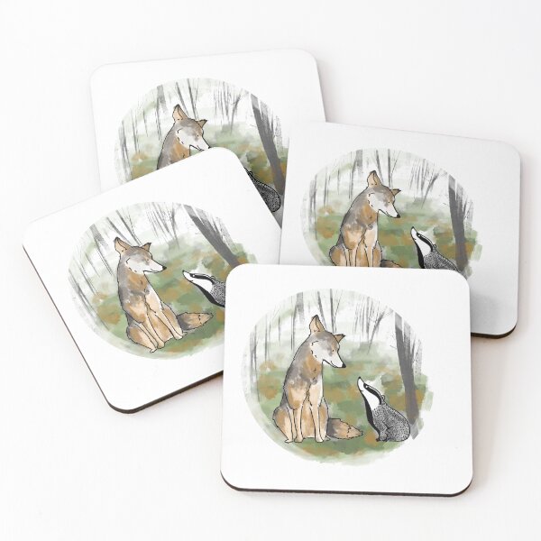 Item preview, Coyote and badger designed and sold by Sbbutler.