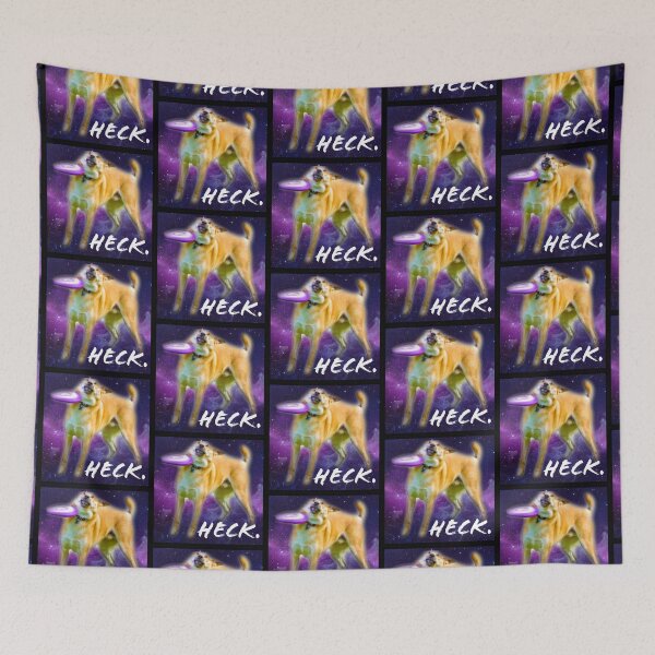 Item preview, Frisbee Dog Meme Galaxy designed and sold by stayathomegamer.