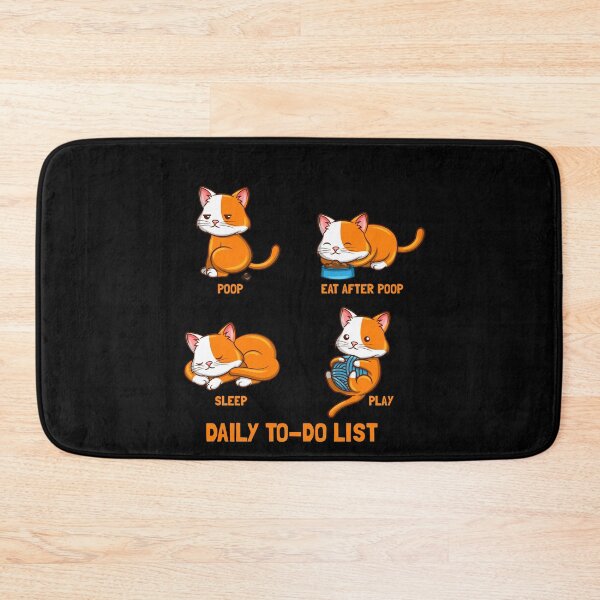 Item preview, Cat to do list designed and sold by Weilichesmag.