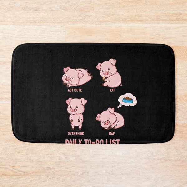 Item preview, Pig to do list designed and sold by Weilichesmag.