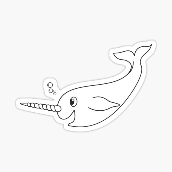 Featured image of post Cartoon Narwhal Outline