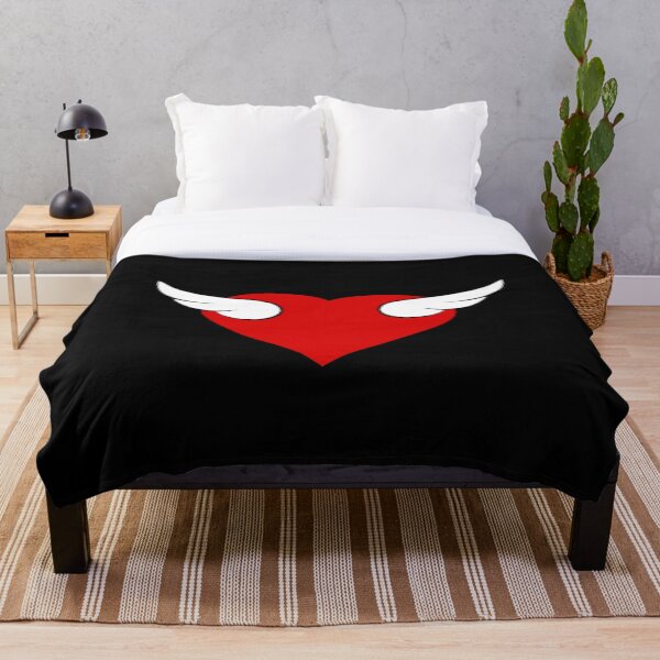 Artikelvorschau, Winged Red Heart 03 Schwarz entworfen und verkauft von Korvus78.