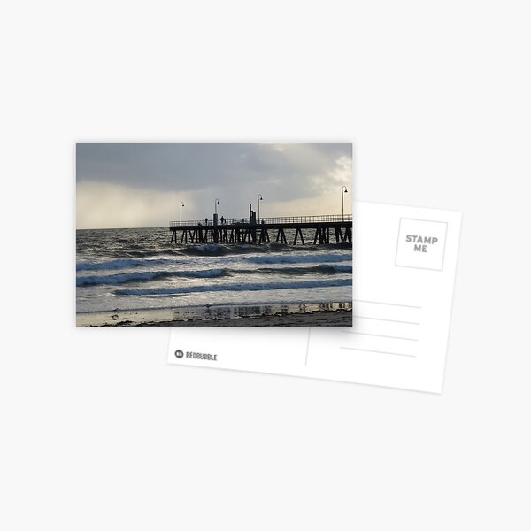 sittin on the dock of the bay, watching the tide roll away... Postcard