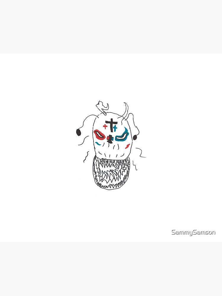 Minimalist Monster with Gnashing Teeth by SammySamson