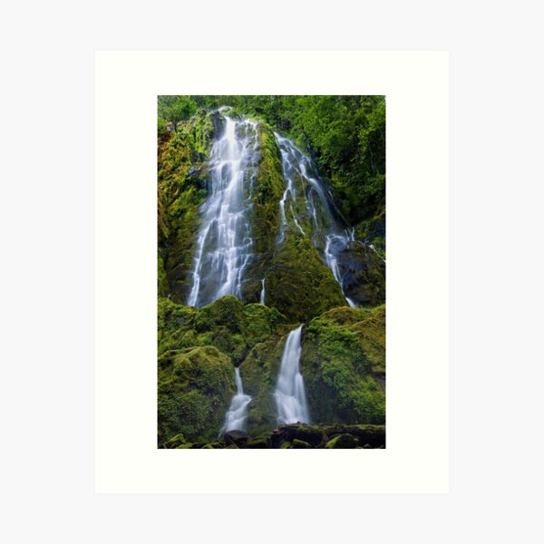 Item preview, Moon Falls in the Oregon Cascades designed and sold by OrPhotoJohn.