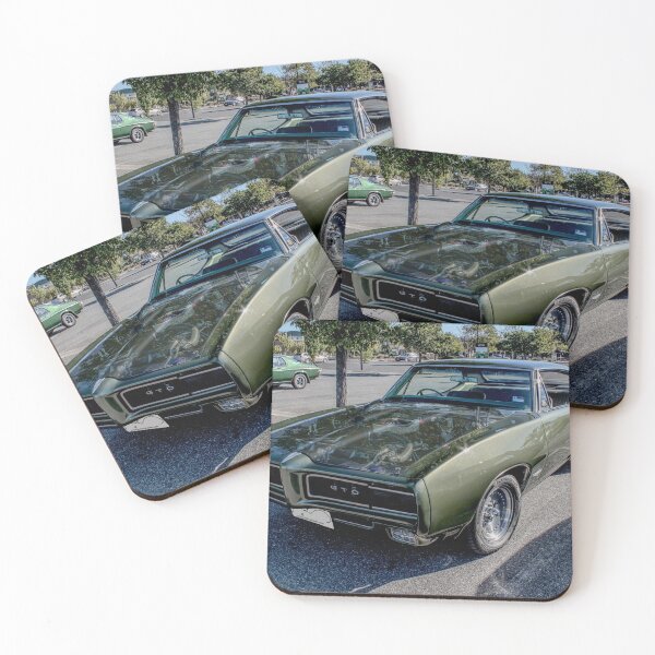 Item preview, Misted bonnet Pontiac GTO in Olive Green 04 designed and sold by Cars around Adelaide.