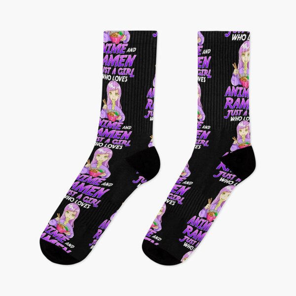 Item preview, Just A Girl Who Loves Anime & Ramen designed and sold by perfectpresents.