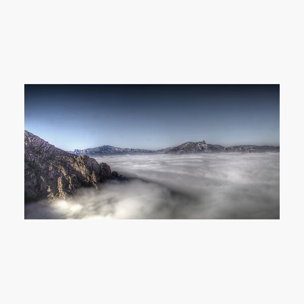Above the clouds. Photographic Print