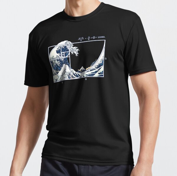 The Great Fibonacci Wave Active T-Shirt