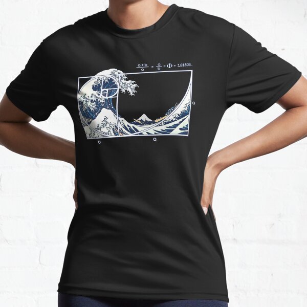 La grande vague de Fibonacci T-shirt respirant