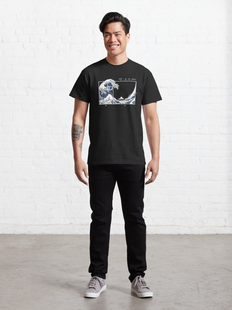 Alternate view of The Great Fibonacci Wave Classic T-Shirt