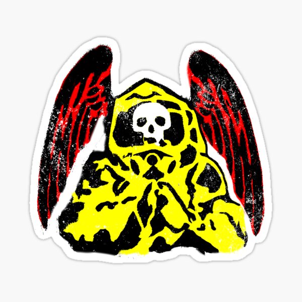 Artikel-Vorschau von Street Art - Hazmat Engel des Todes Grunge, designt und verkauft von ScapegoatPrints.