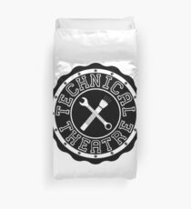 Technical Theatre Logo - Black Duvet Cover