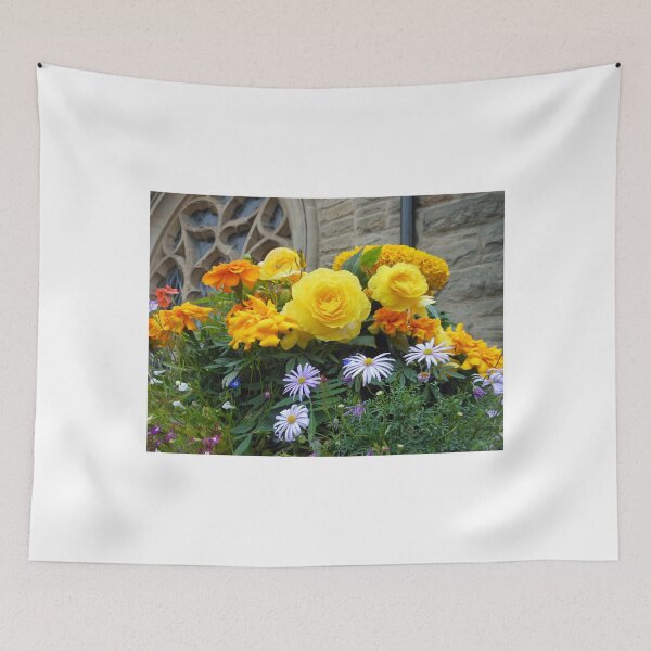 Item preview, Asters y Ranunculus - Iglesia de San Nicolás, Durham designed and sold by Kathryn Jones.
