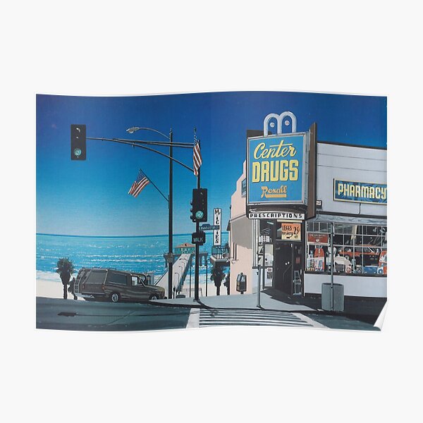 Hiroshi nagai Vaporwave esthétique Poster