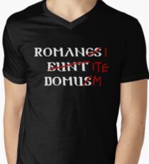 Romani Ite Domum Men's V-Neck T-Shirt