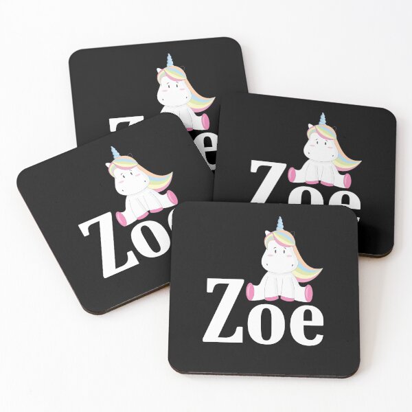 Item preview, Zoe Unicorn Zoey Name designed and sold by ProjectX23.