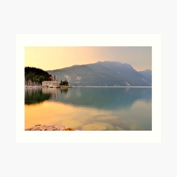 Un'altra mattina a Riva del Garda Art Print