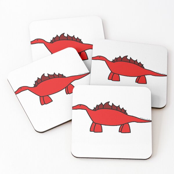Item preview, Stegosaurus Red  designed and sold by dominiccivilart.