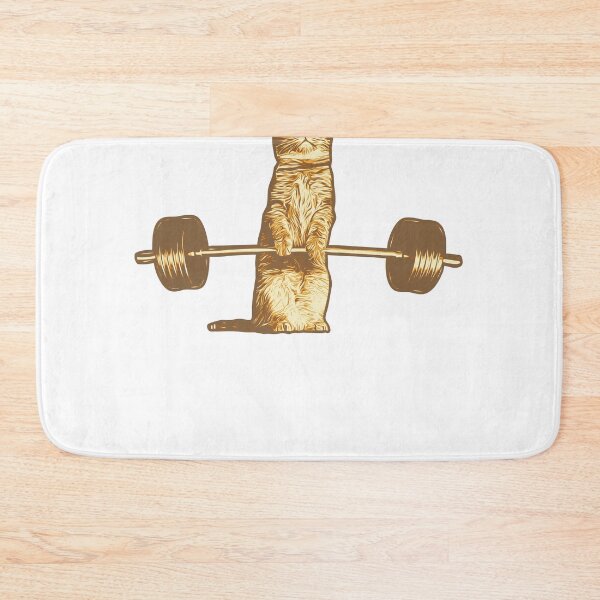 Item preview, Cat Deadlift ShirtIExercise Weightlift Bodybuilding Gym Burn designed and sold by 73Achim.