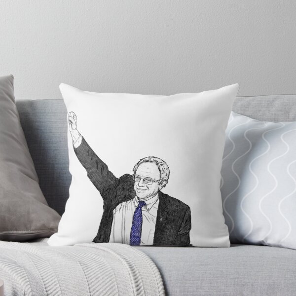 Item preview, Bernie Sanders Portrait (black, white, blue) designed and sold by oddweather.