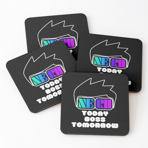 Item preview, Nerd today, boss tomorrow  designed and sold by NerdySherds.