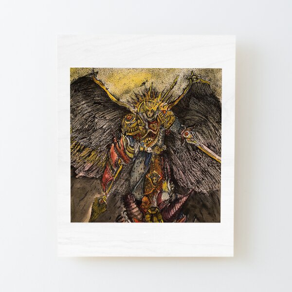 Sanguinius Wood Mounted Print