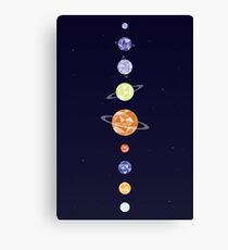 Planets Canvas Print