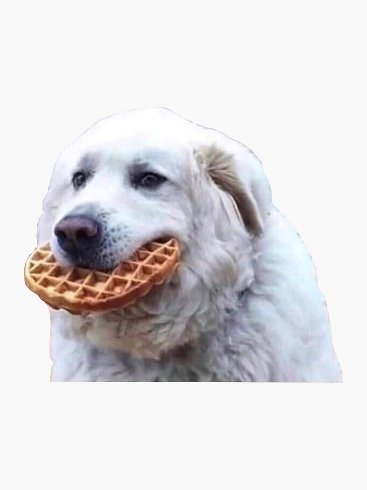 "Waffle Dog" Sticker for Sale by OP4444 Redbubble