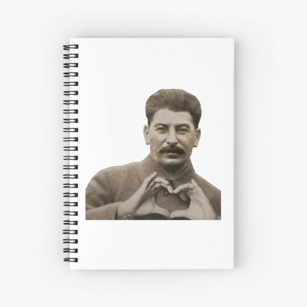 Stalin Heart Hands Spiral Notebook