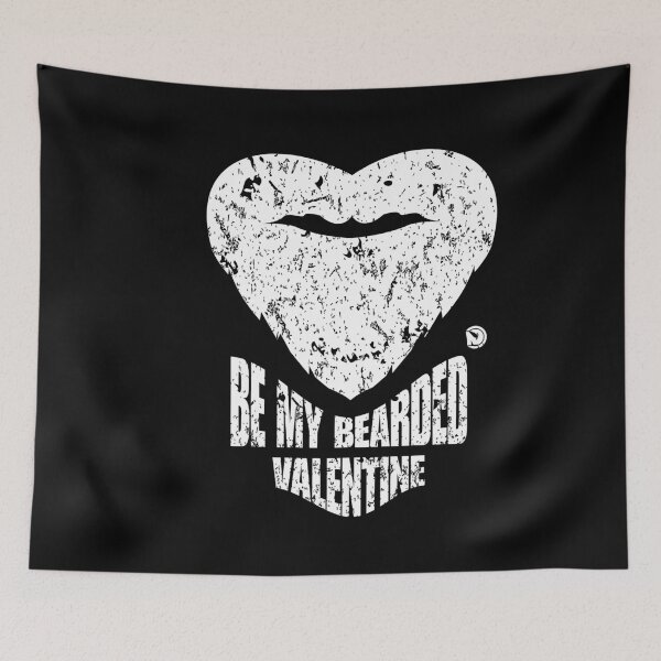 Item preview, be my bearded valentine designed and sold by netrok.