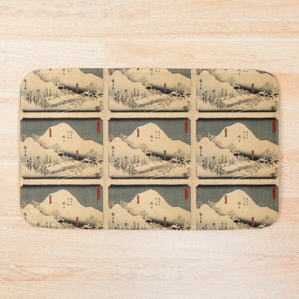 Item preview, Hiroshige, Ando (1797-1858) - Snowy Mountains - Traditional Japanese Woodblock Print designed and sold by cdmprints.