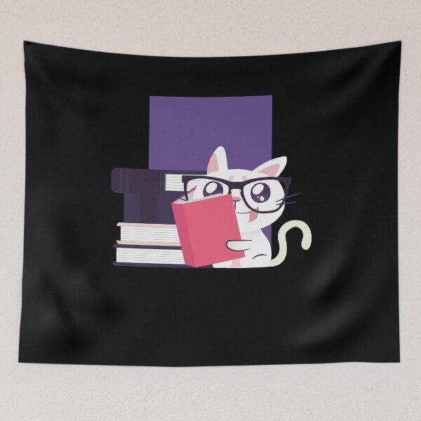 Item preview, Cat reading book designed and sold by AaaleXX.