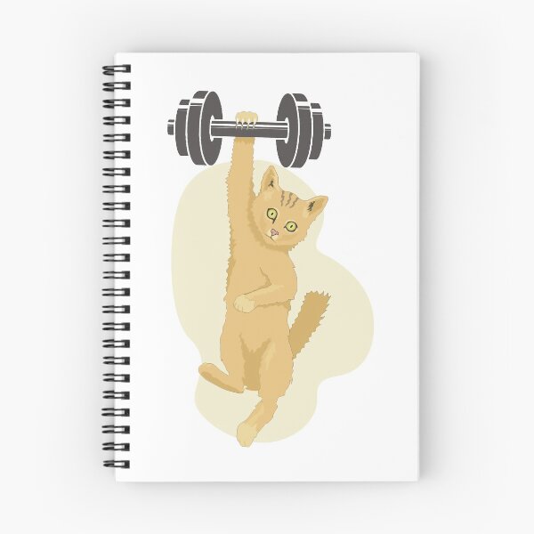 Item preview, Olympic Lifting Cat designed and sold by suddenlysomeday.