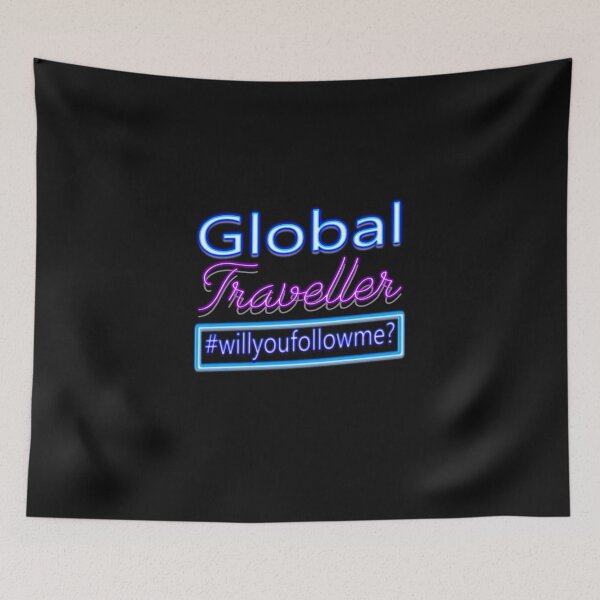 Item preview, Global Traveler NEON design designed and sold by FouDeeziner.