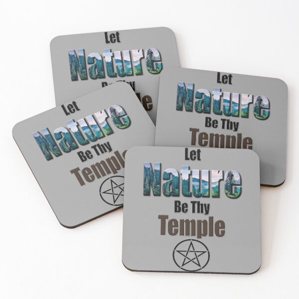 Item preview, Let Nature be Thy Temple Pagan Design designed and sold by FadedFoxx.