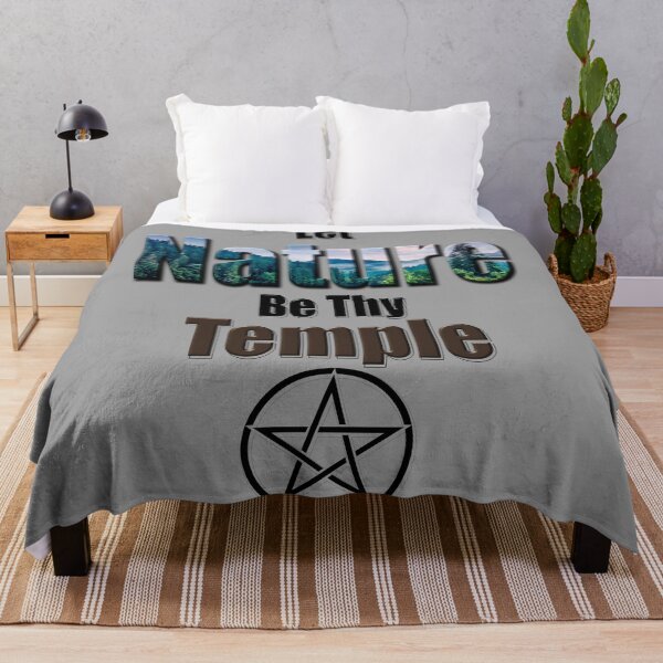 Item preview, Let Nature be Thy Temple Pagan Design designed and sold by FadedFoxx.