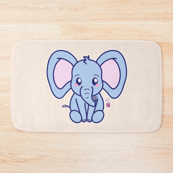 Item preview, Kawaii Elephant designed and sold by ShopAshii.