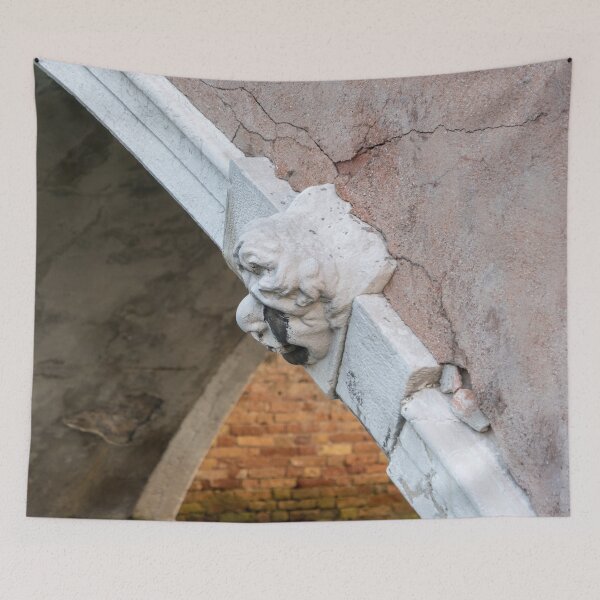 Item preview, Classic Venetian - Sad Bridge Guardian With Teary Face designed and sold by Georgia Mizuleva.