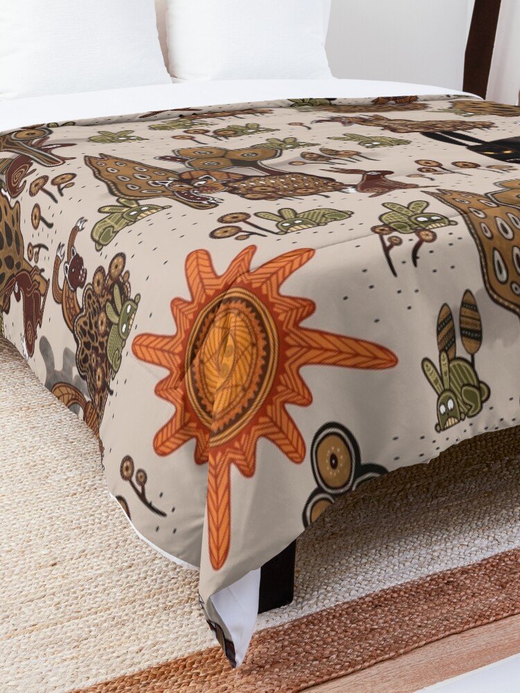 Alternate view of In The Beginning of the World - Watership Down Pattern Comforter