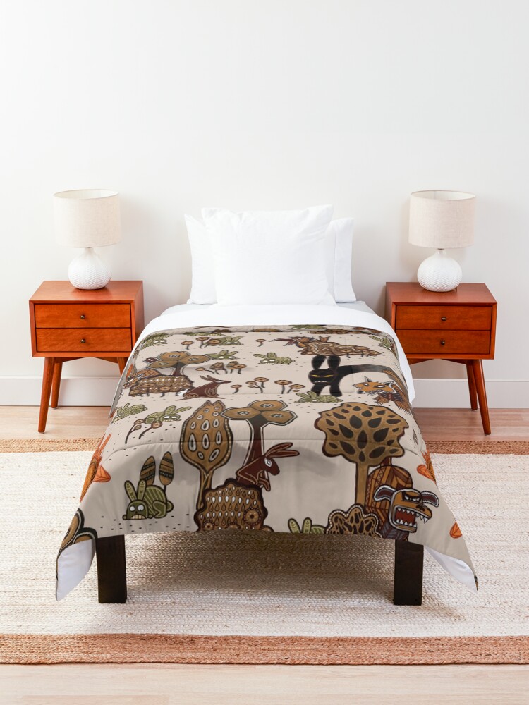 Alternate view of In The Beginning of the World - Watership Down Pattern Comforter