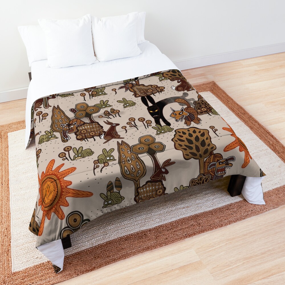 In The Beginning of the World - Watership Down Pattern Comforter