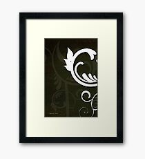 White Graphics 1 Framed Print