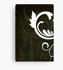 White Graphics 1 Canvas Print