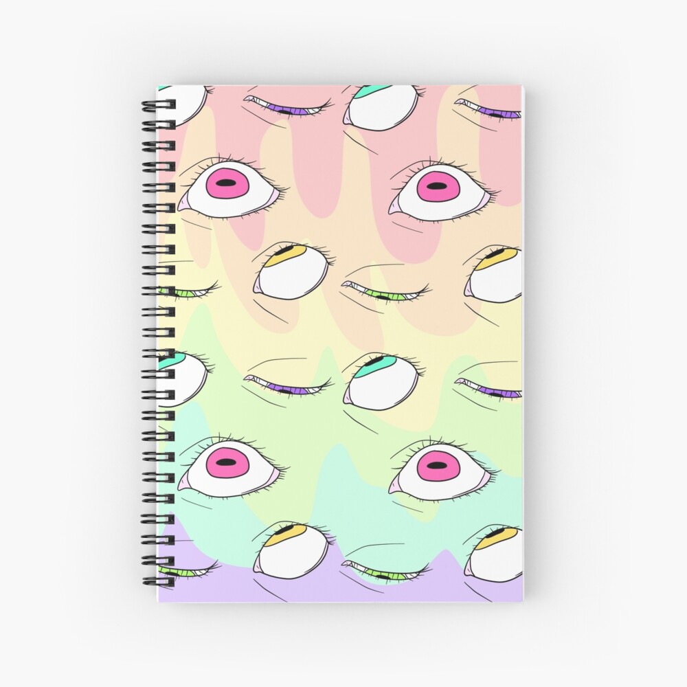 "Neon" Spiral Notebook by VolcanicArt Redbubble
