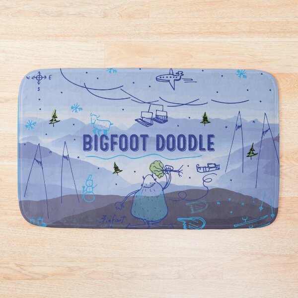 Item preview, Big foot Doodle designed and sold by durkstars.