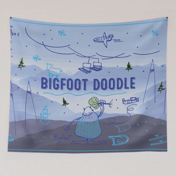 Item preview, Big foot Doodle designed and sold by durkstars.